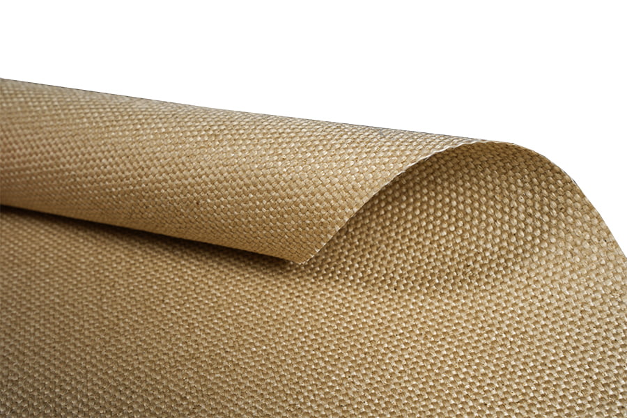High temperature resistant fireproof protection vermiculite coated fiberglass fabric